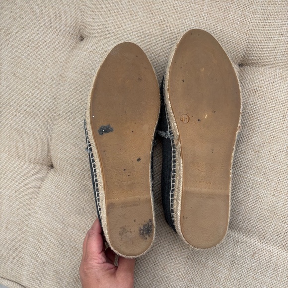 Zadig & Voltaire Canvas Espadrilles in Black/Gray EU Size 41 - Picture 4 of 11